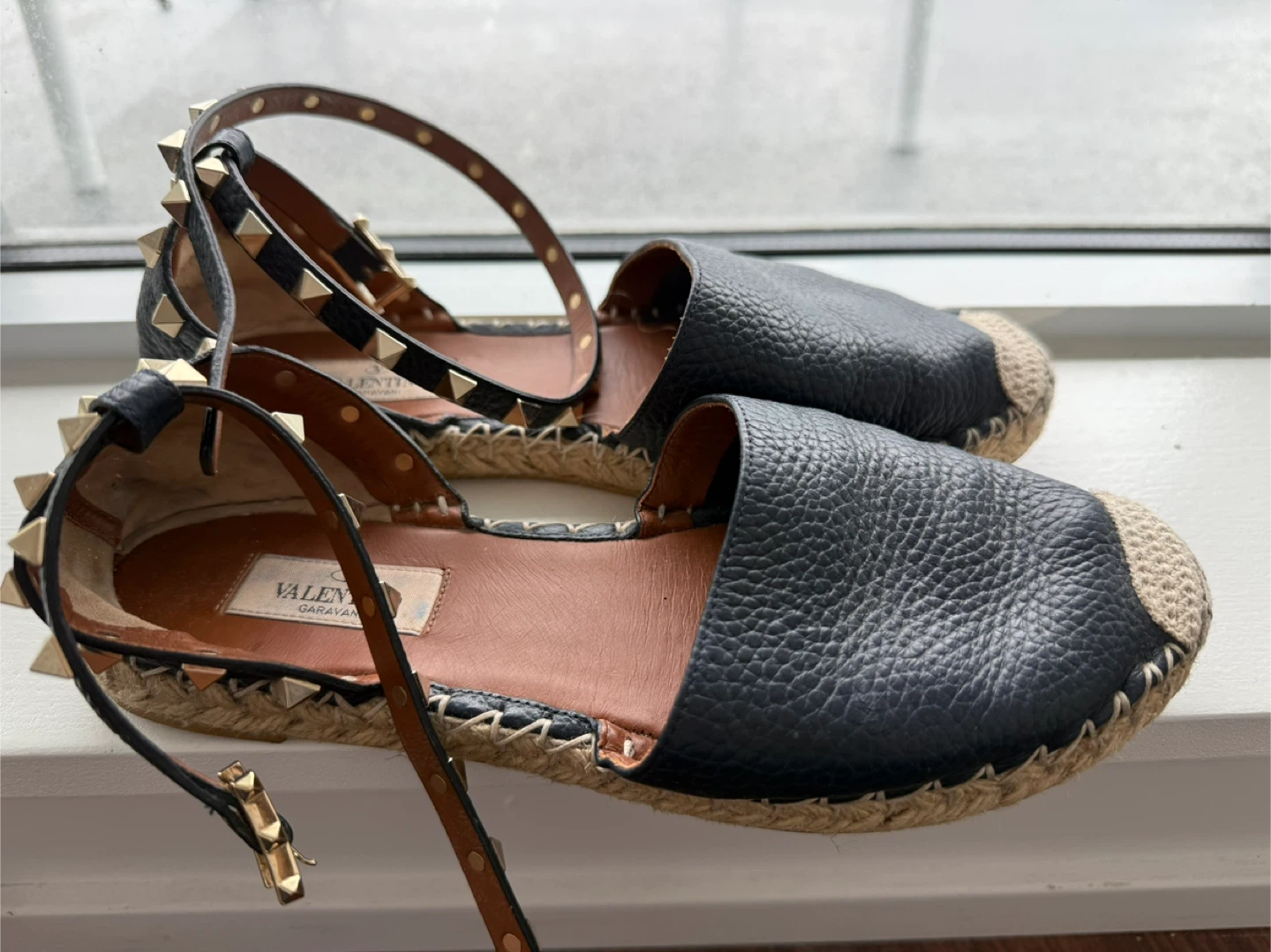 Valentino Rockstud Espadrille