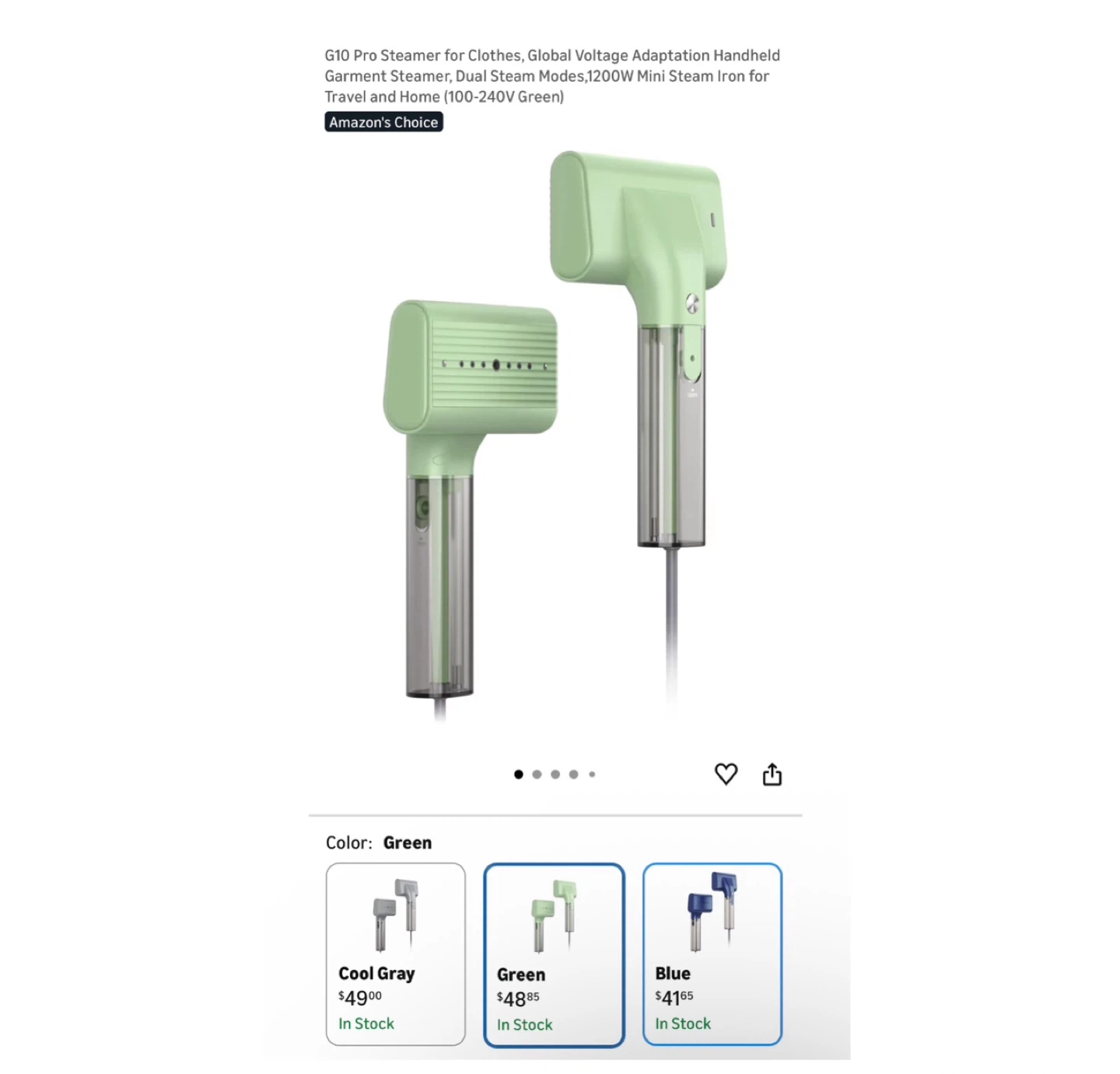 Brand new G10 Pro Steamer for Clothes