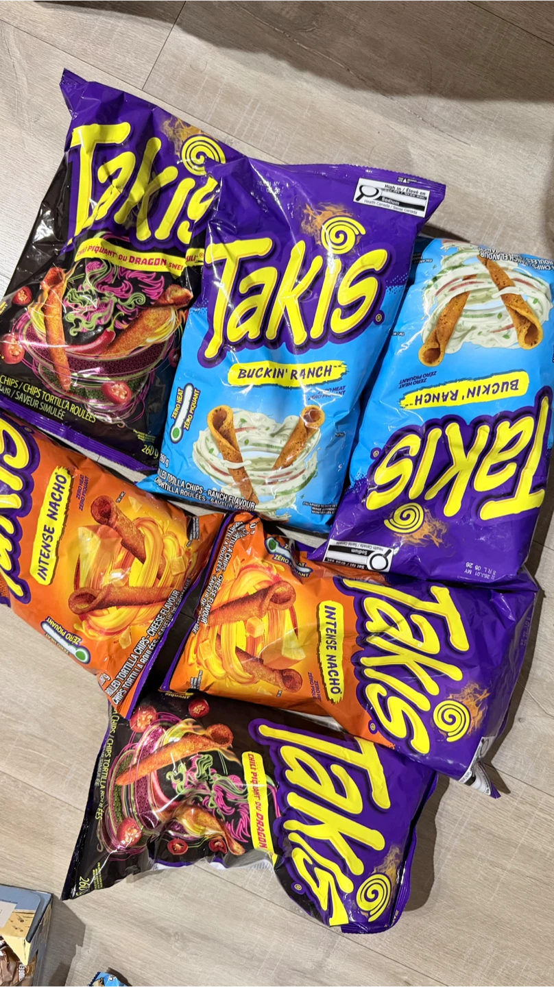 Takis Tortilla Chips Variety Pack - 5 Bags