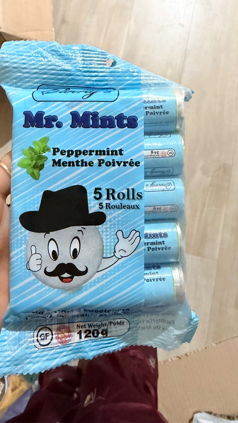 Mr. Mints Peppermint Mints - 5 Rolls