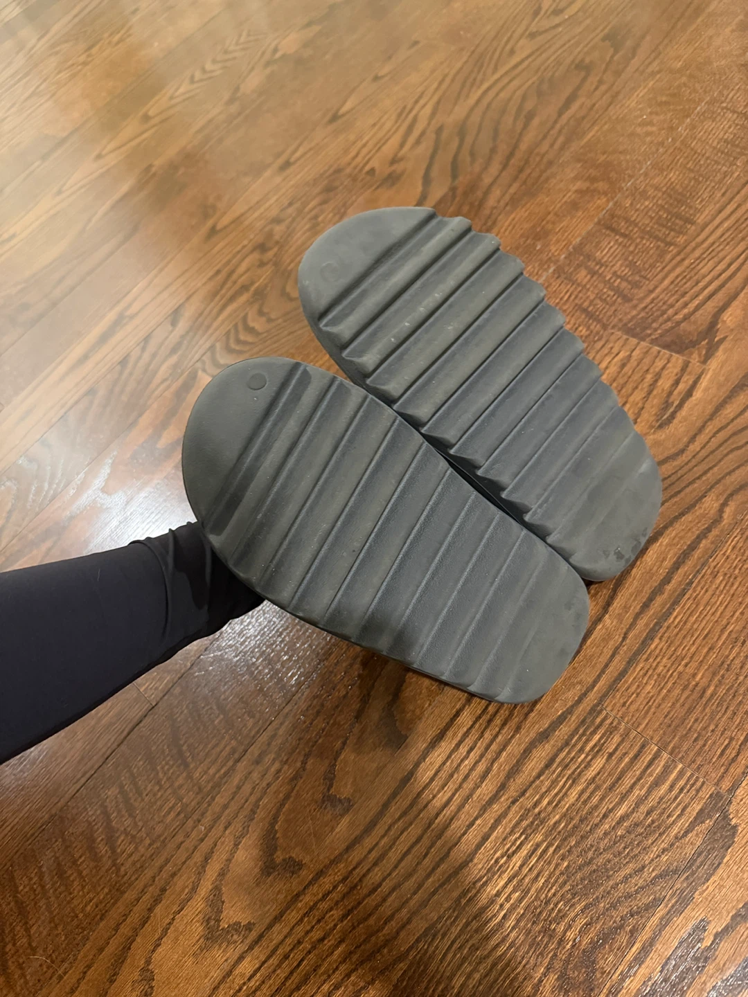 Dark Grey Yeezy Slides - photo 2