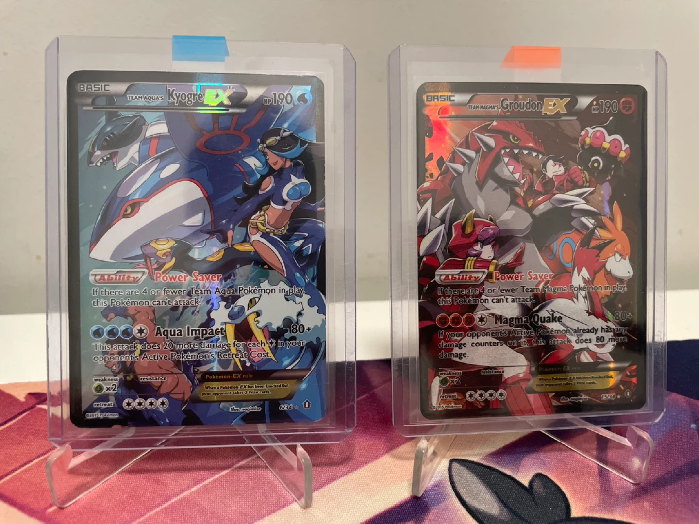 Groudon & Kyogre Ex Double crisis