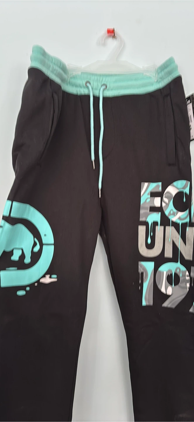 Ecko Unltd. Black Joggers with Mint Accents - photo 2