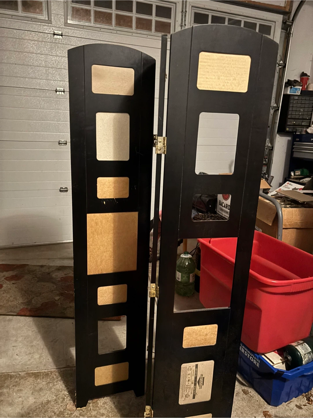 Black Folding Screen Divider photos
