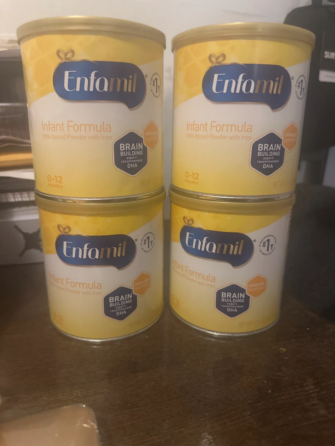Enfamil Infant Formula Milk-based Powder with Iron (4 Cans)