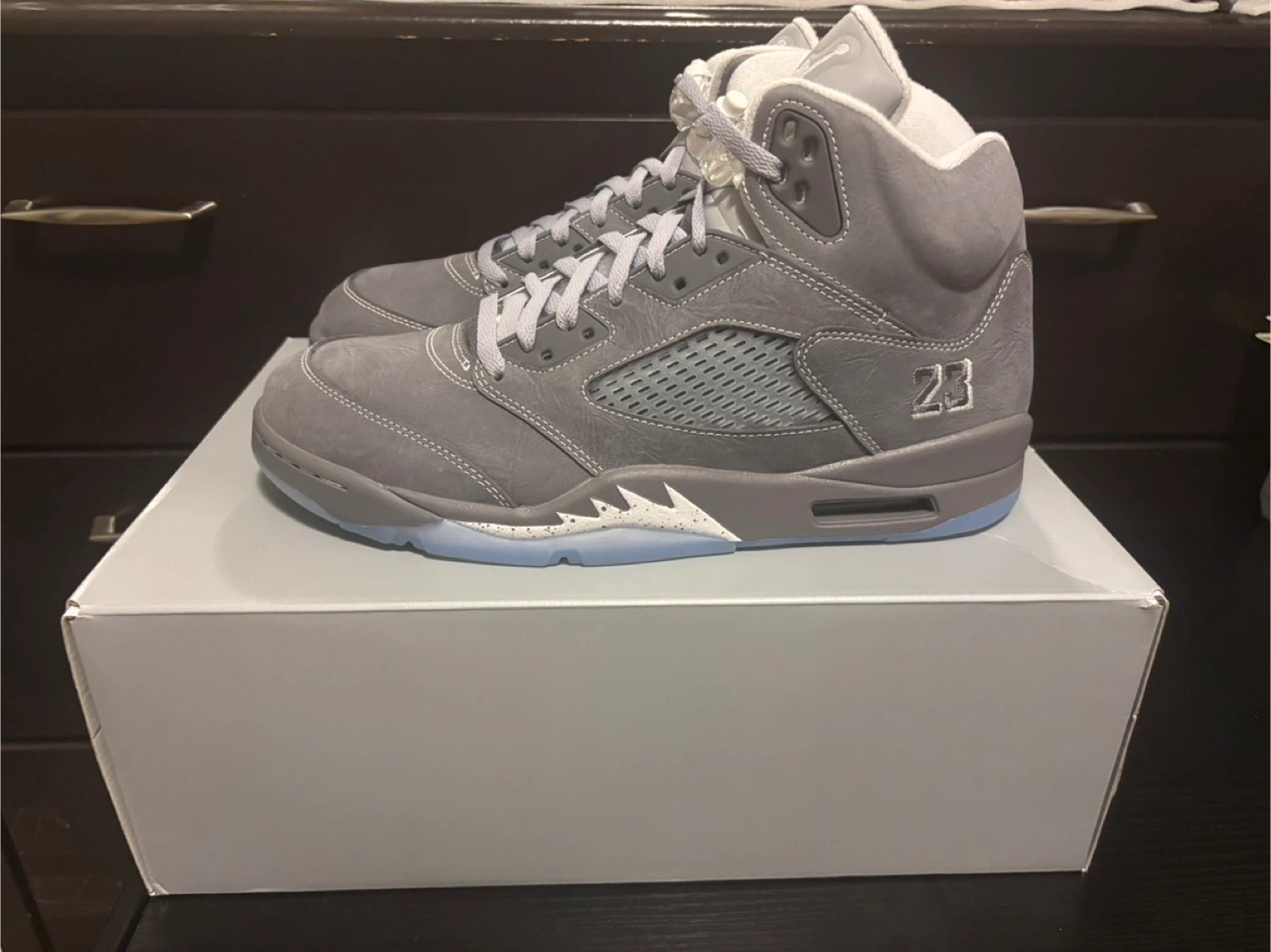 Jordan 5 Retro Wolf Grey size 11 - photo 5