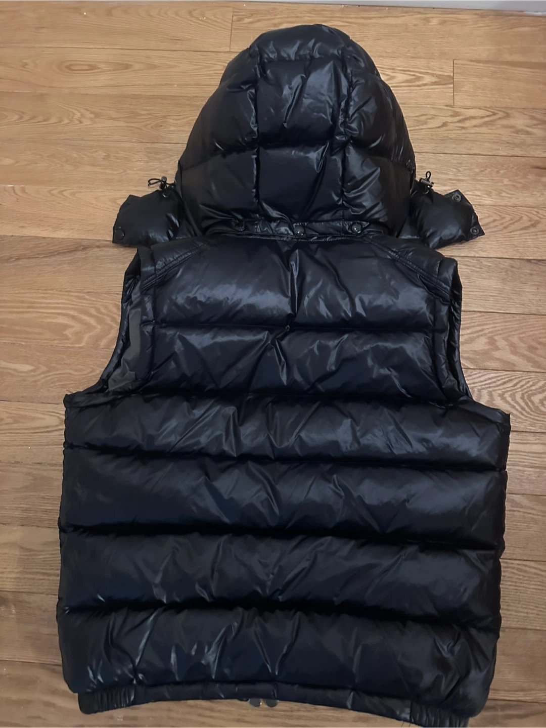 Moncler Black Puffer Vest with Hood - photo 2