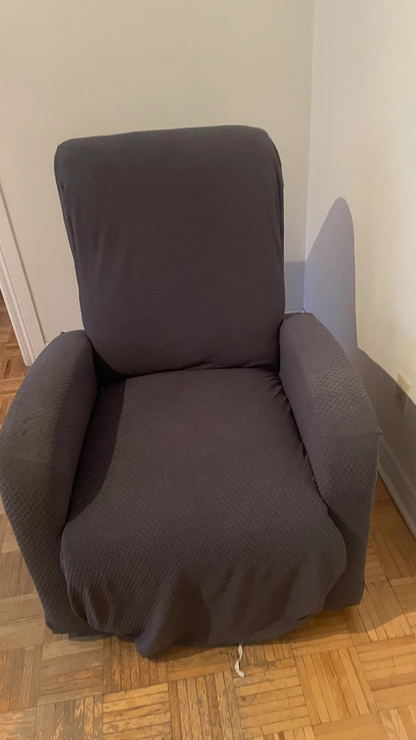 Dark Blue-Grey Recliner COVER - photo 2