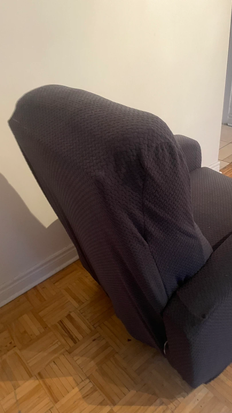 Dark Blue-Grey Recliner COVER - photo 3