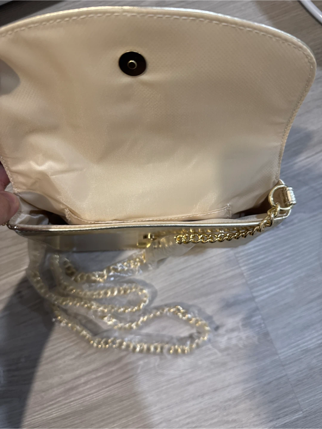 Jimmy Choo Gold Chain Shoulder Bag - photo 2