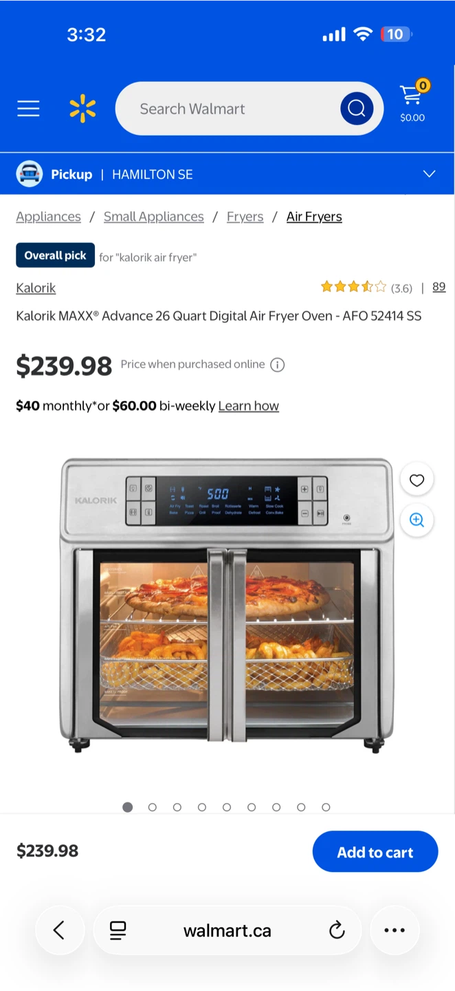 Kalorik MAXX Advance 26 Quart Digital Air Fryer Oven - photo 2