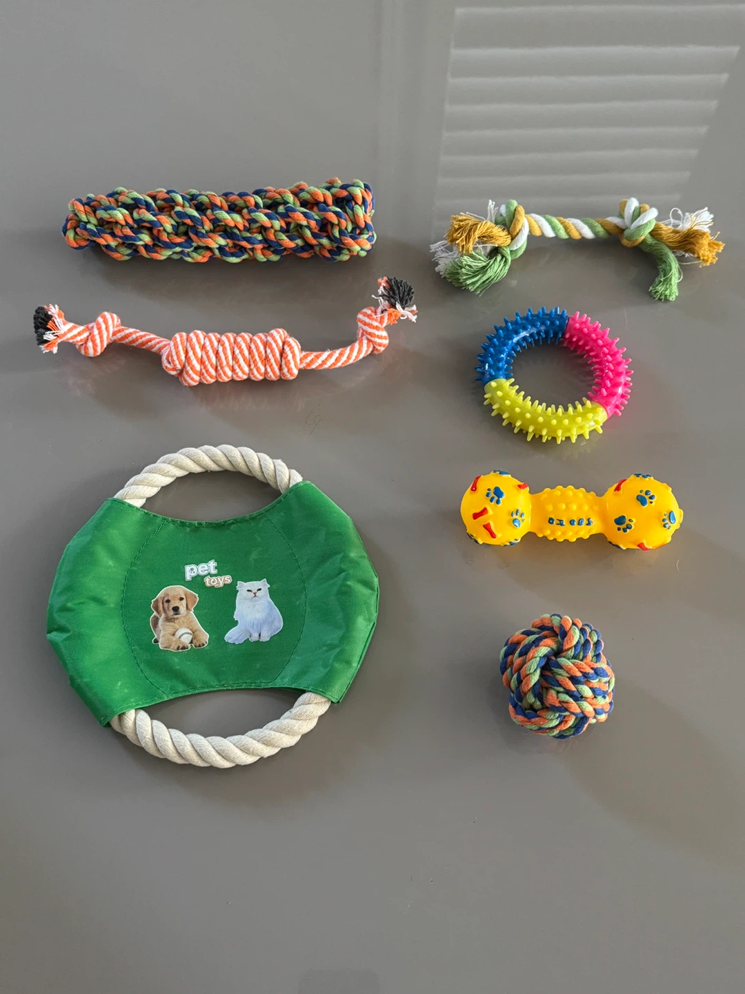 Assorted Pet Toys for Dogs and Cats