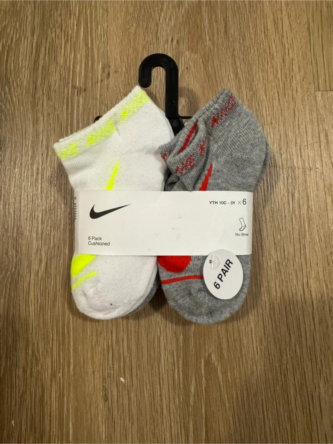 Nike Toddler Socks x 6 Size 10C-3Y