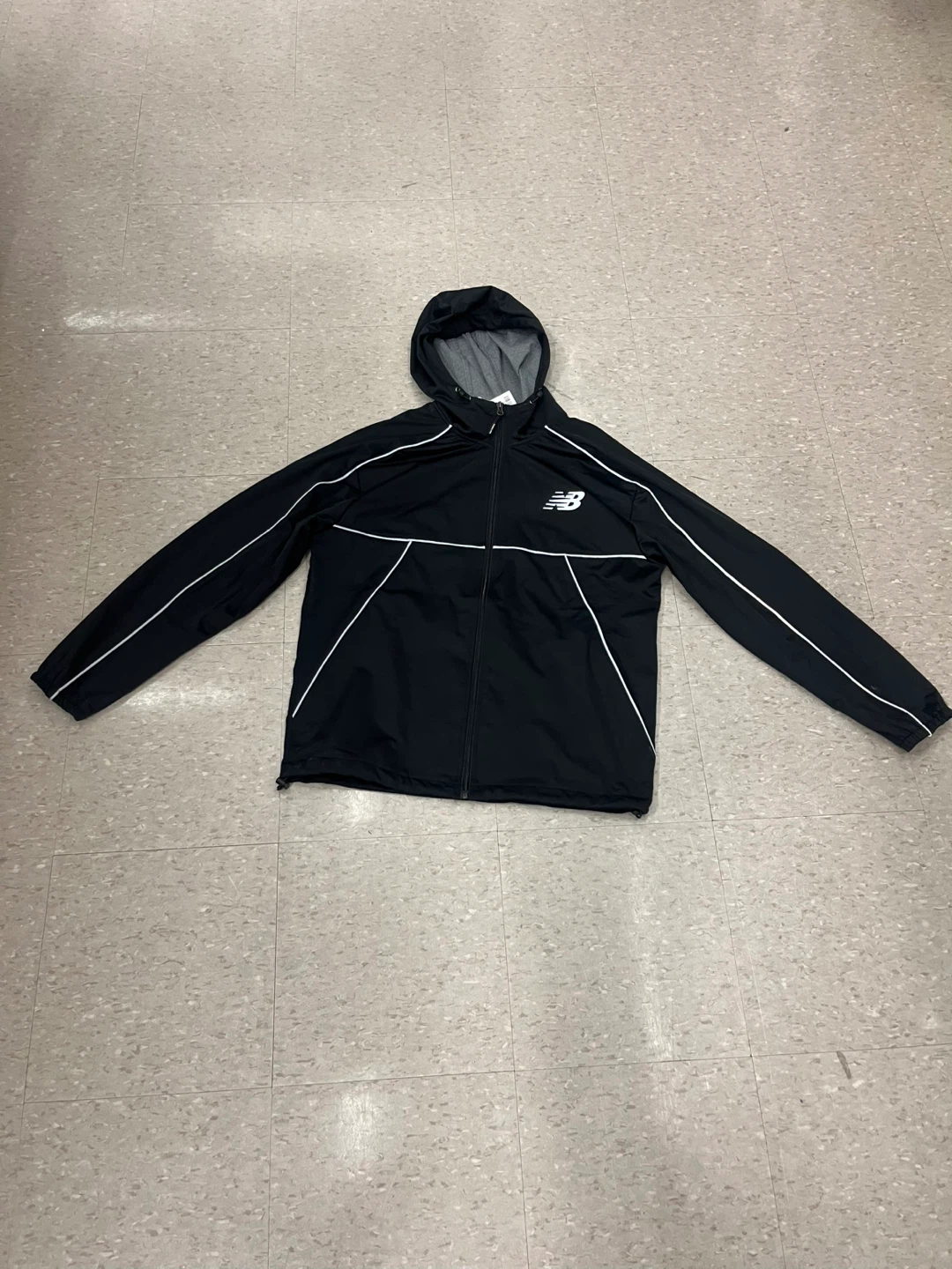 New Balance Hooded reflective windbreaker