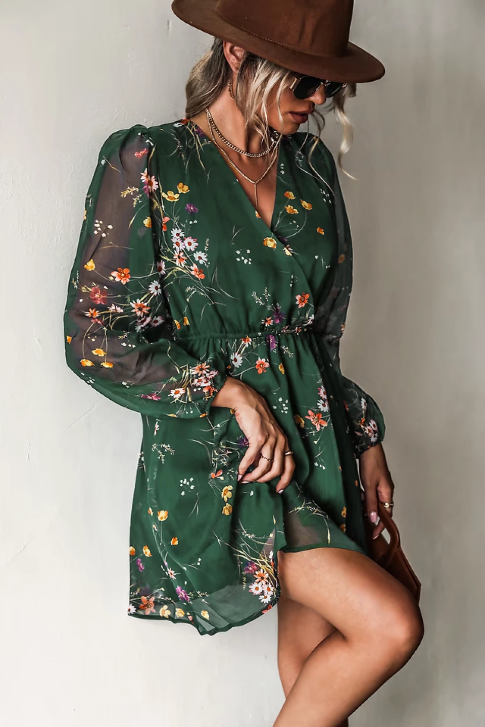 NEW! CUPSHE Julieta Ditsy Floral Chiffon Mini Dress - photo 5