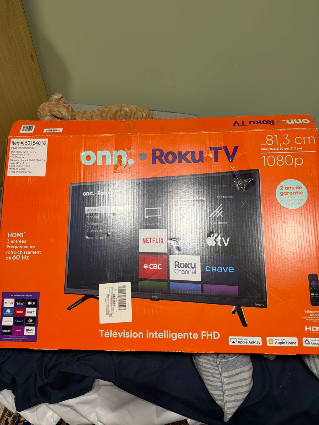 onn. Roku 32" FHD Smart TV