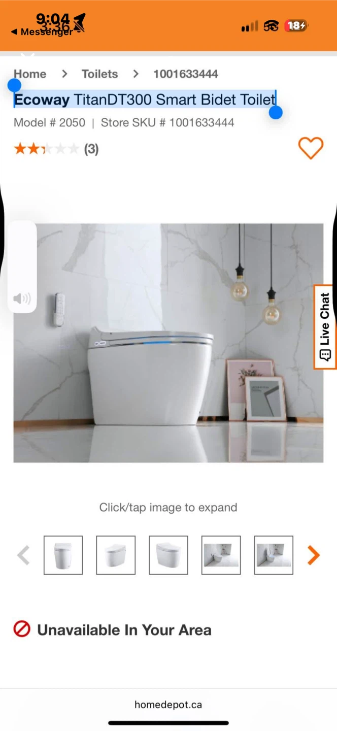 Ecoway TitanDT300 Smart Bidet Toilet - photo 4
