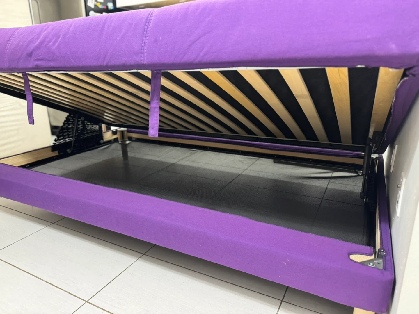 IKEA Purple sofa bed / FLOTTEBO VISSLE - photo 5