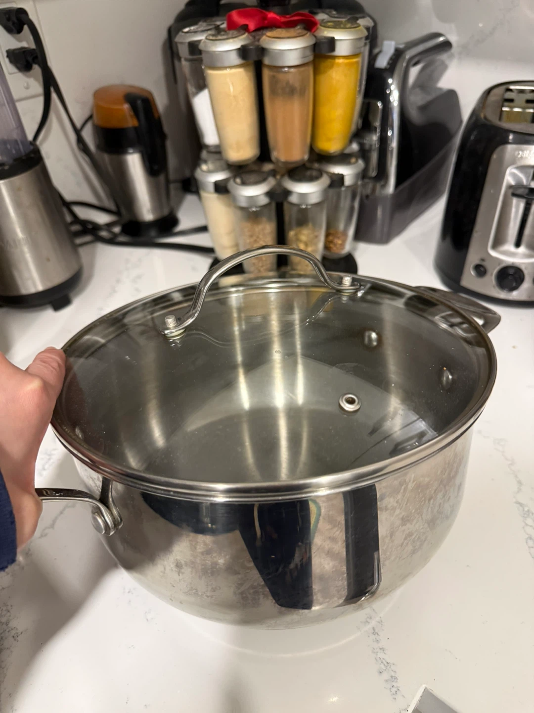 Stainless Steel Pot with Lid 4.73L - photo 2
