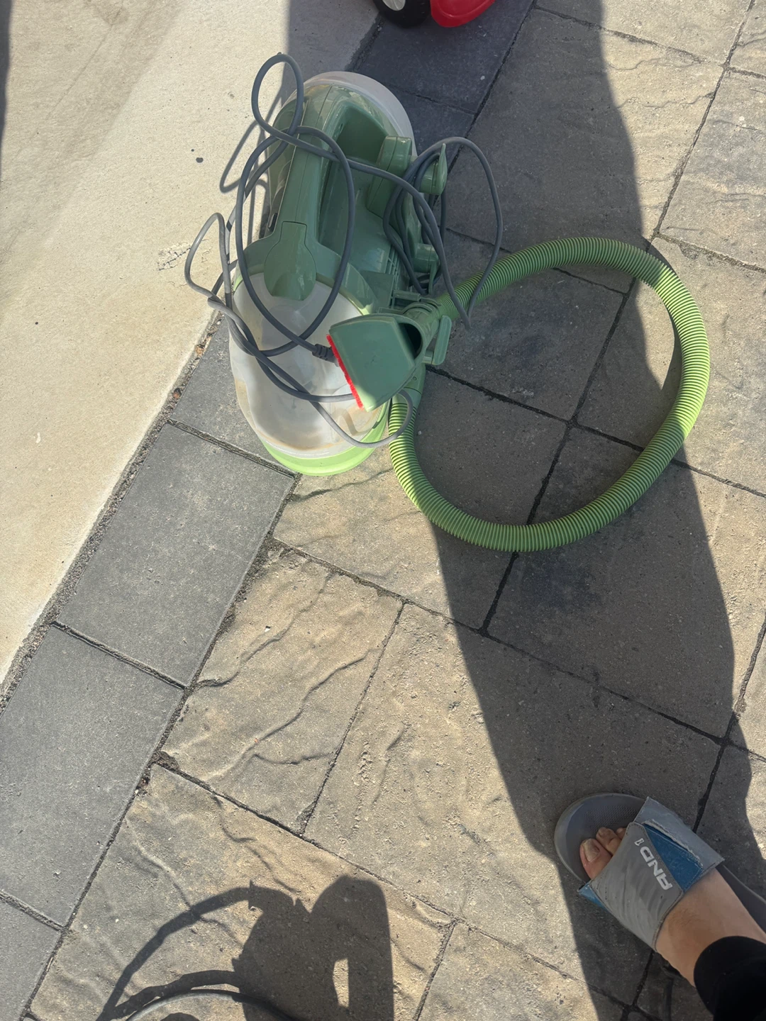 Green Portable Carpet Cleaner with Hose