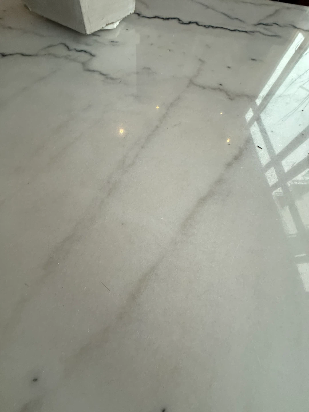 Carrara marble table top (not table base) - photo 4