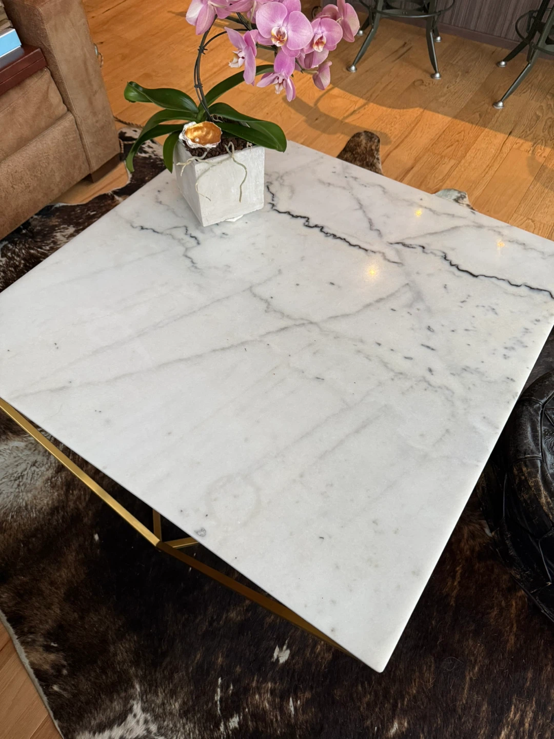 Carrara marble table top (not table base)