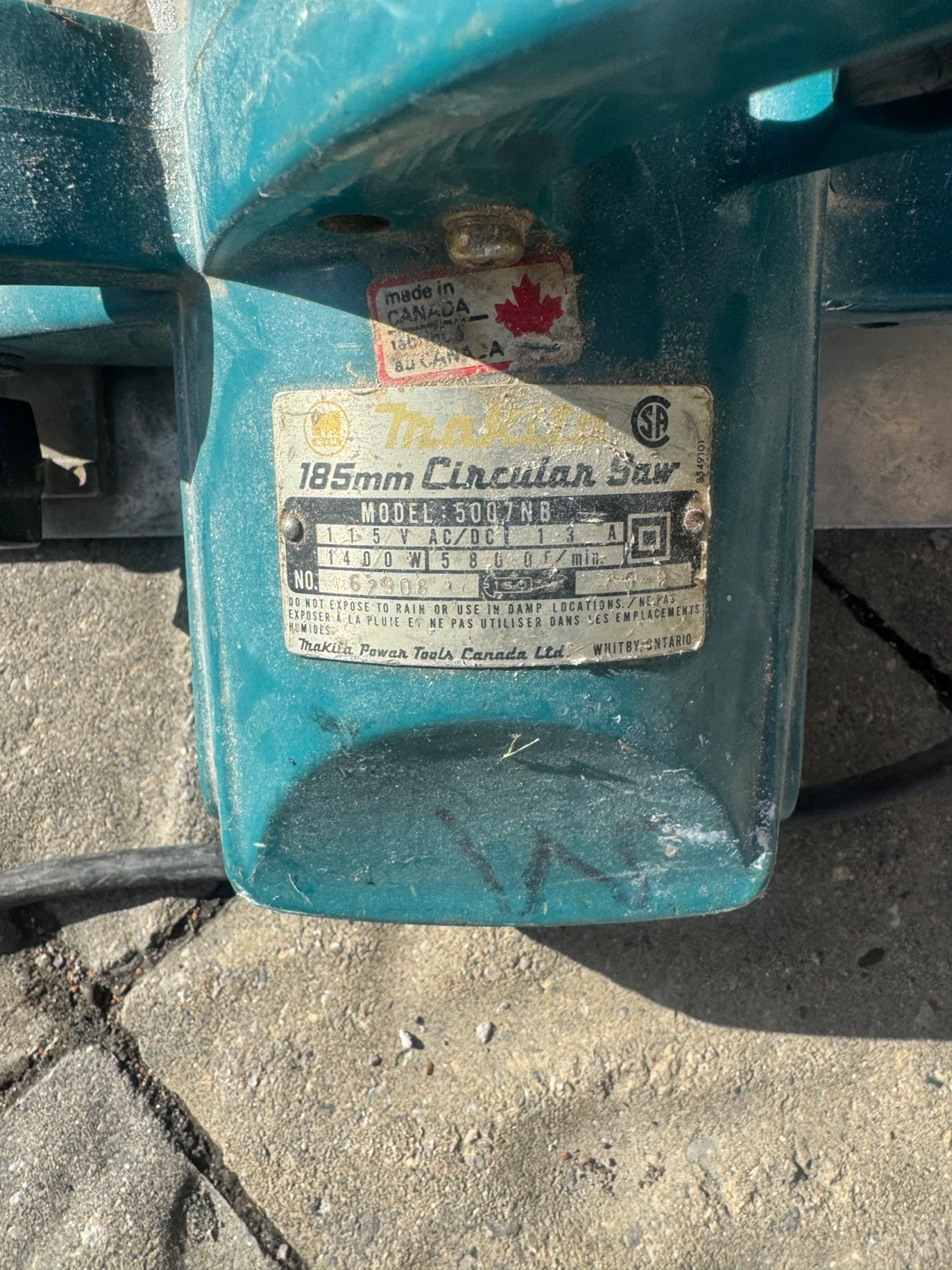 Makita 185mm Circular Saw Model 5007NB - photo 4