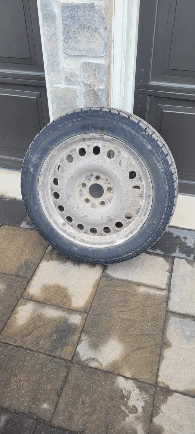 Used Winter Tire on Rim - photo 2