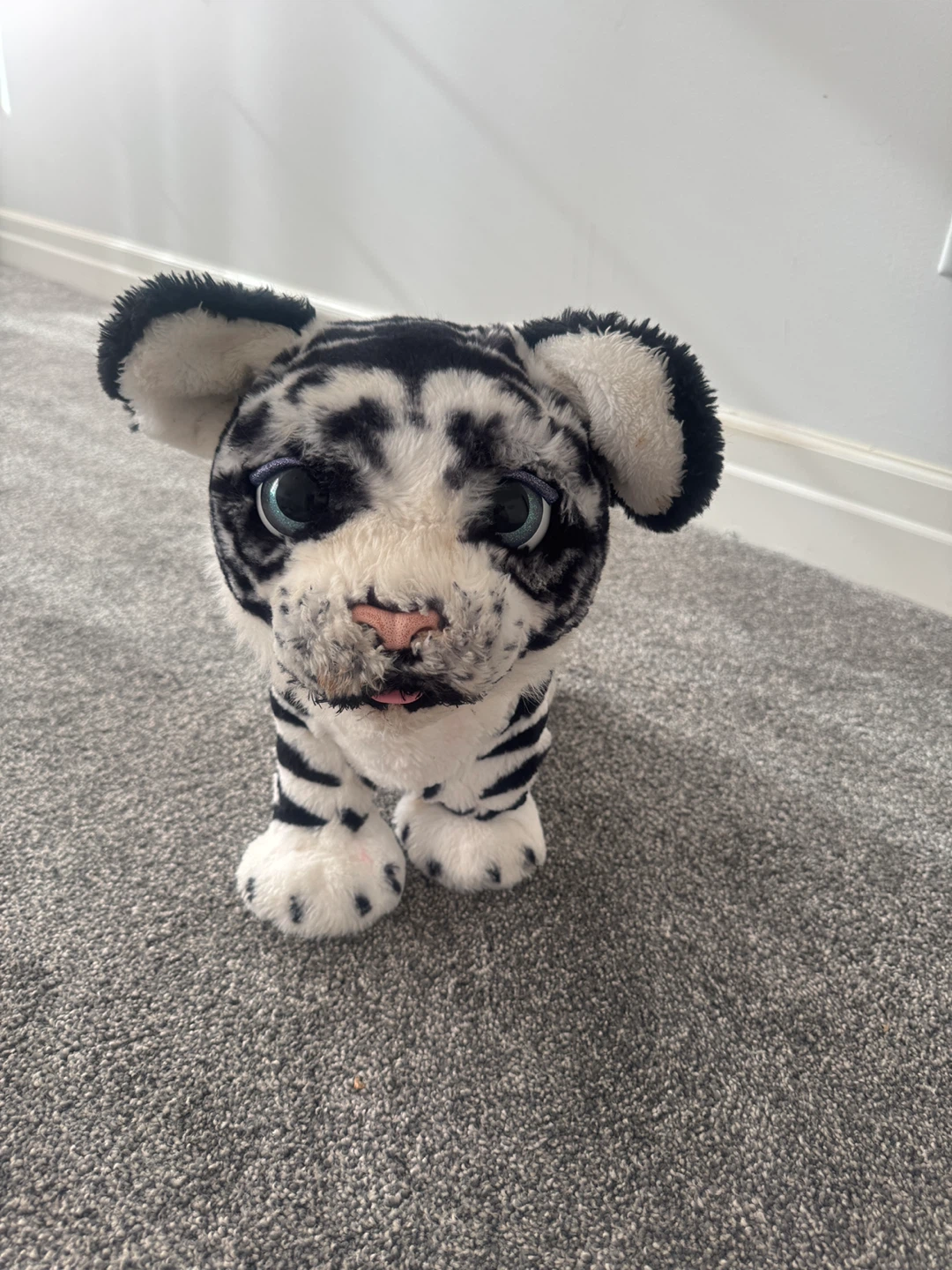 Interactive Plush Tiger Toy