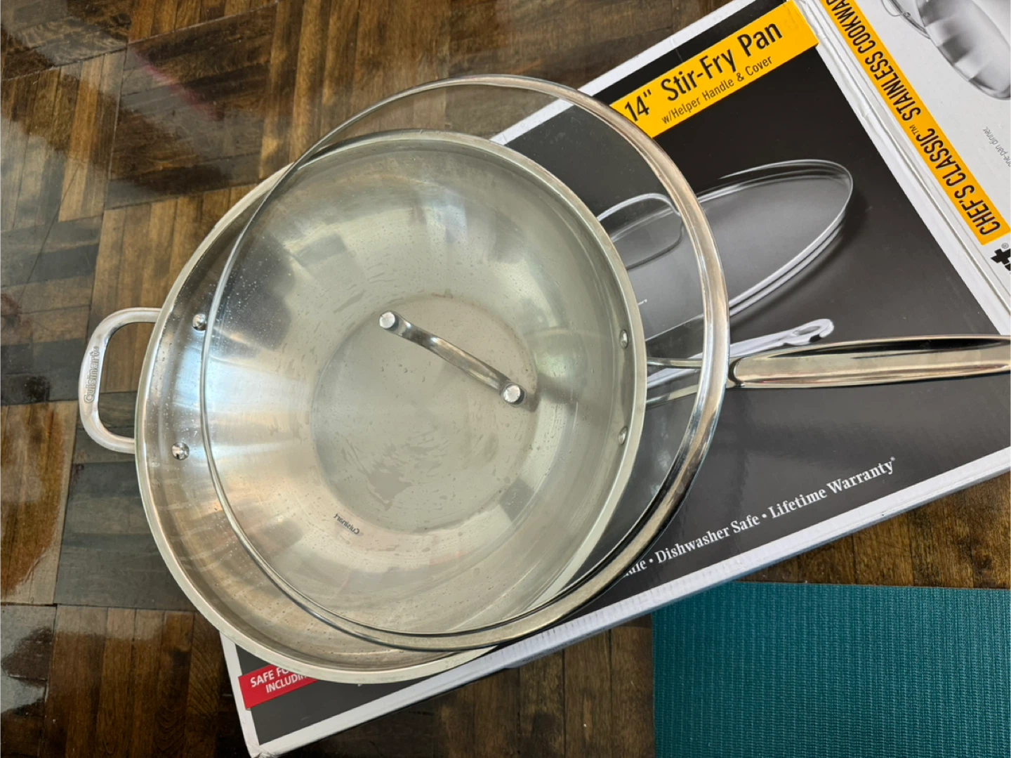 Cuisinart  14" Stir-Fry Pan with Cover - photo 2