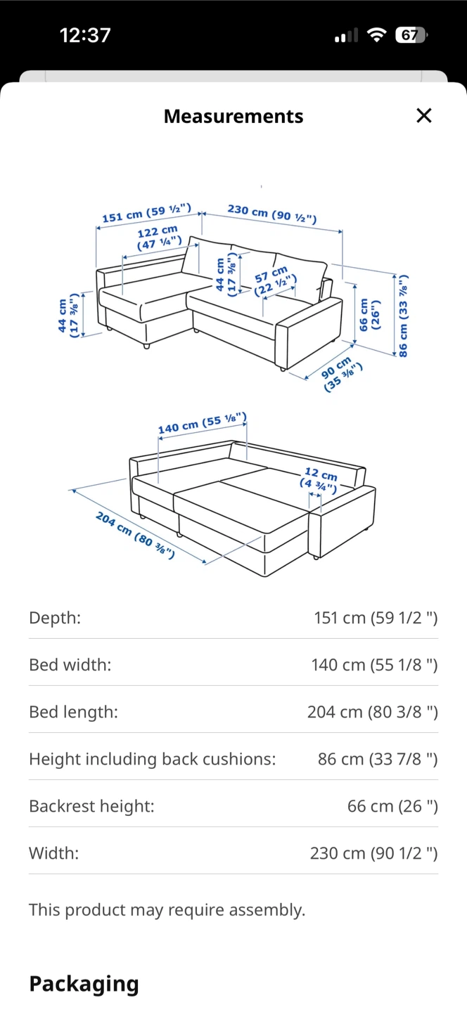 IKEA FRIHETEN Corner Sofa-bed with Storage - Dark Gray - photo 2