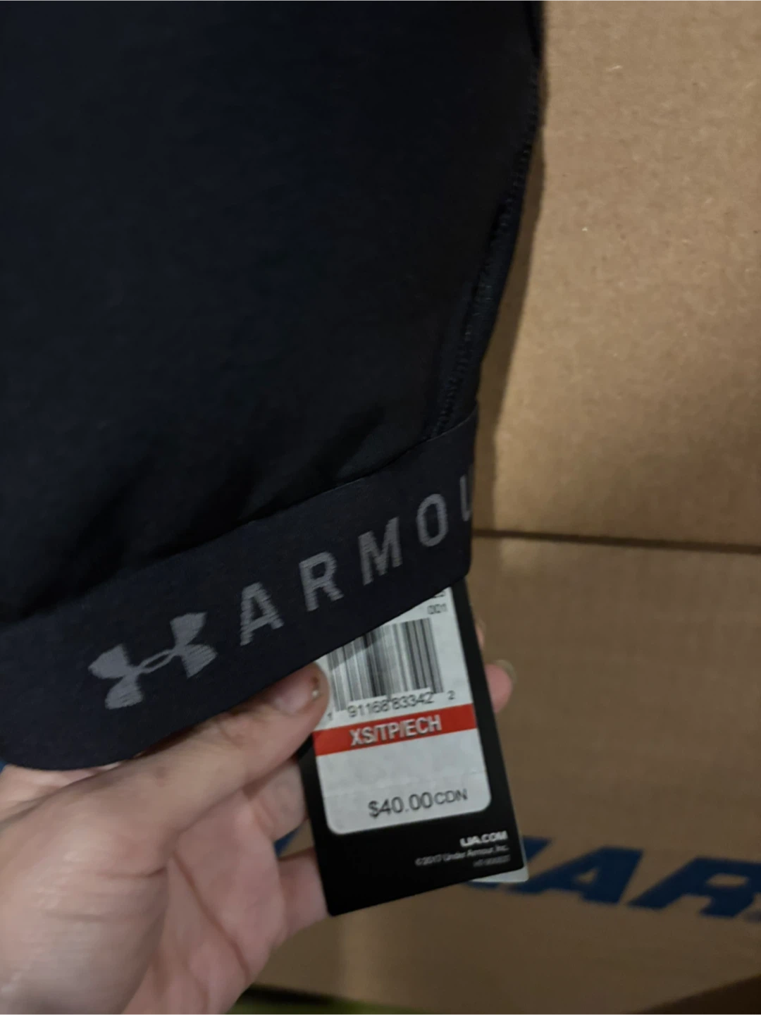 Under Armour Black Sports Bra XS/TP - photo 3