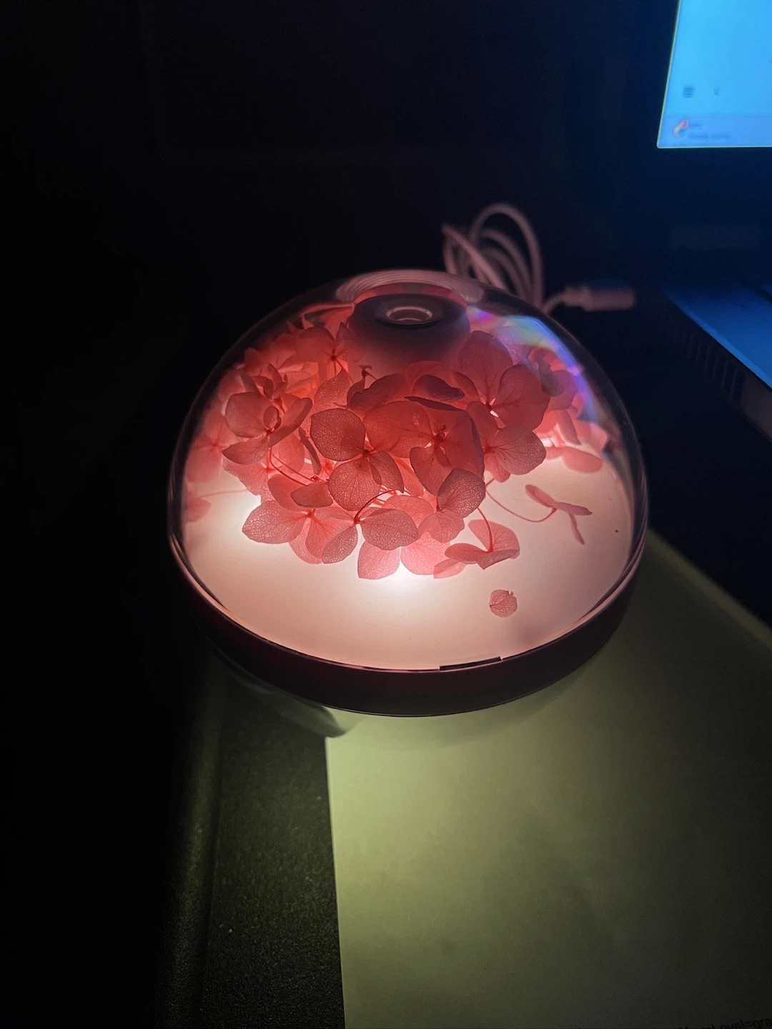 Pink Hydrangea Flower Humidifier - photo 5