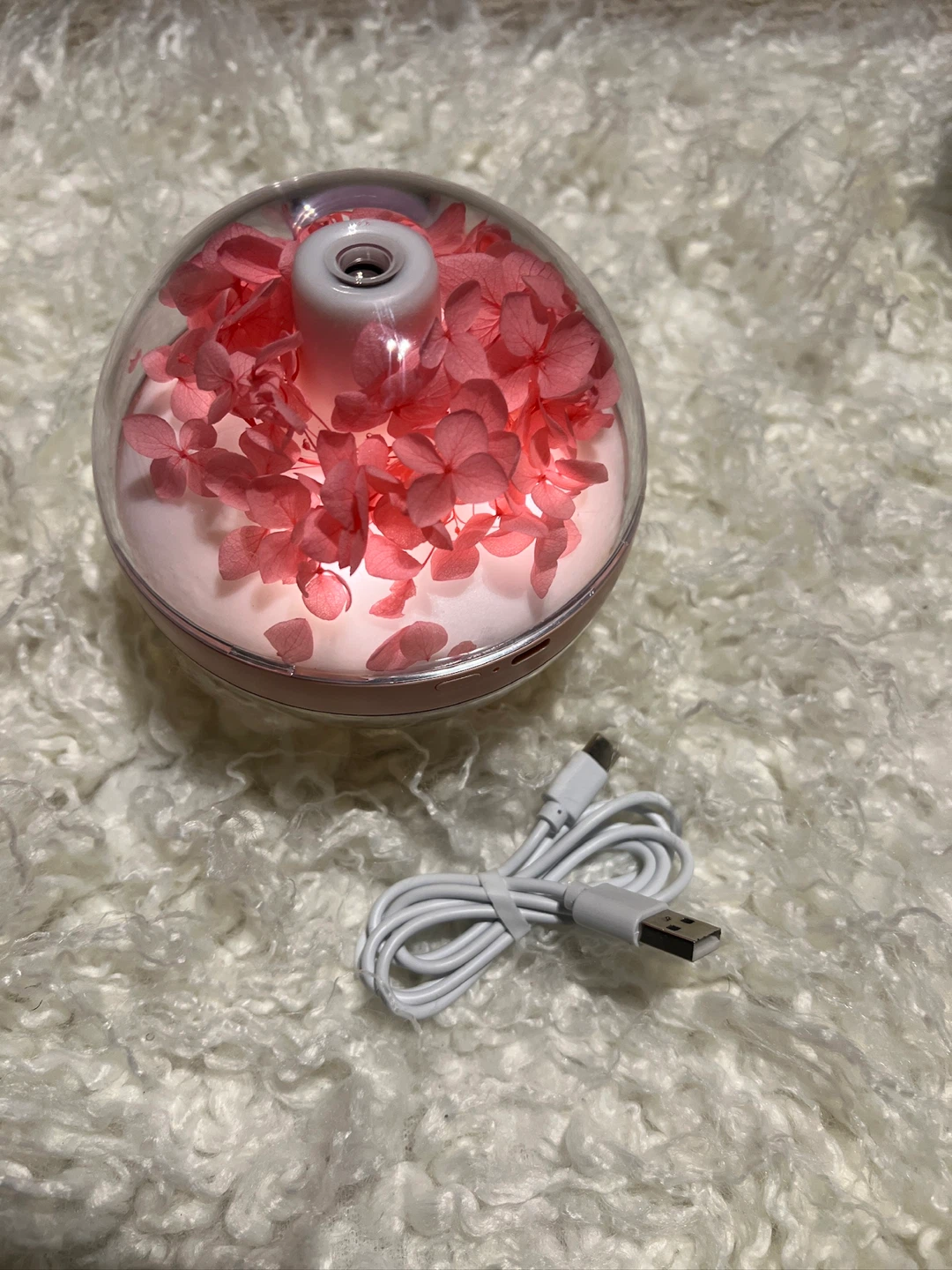 Pink Hydrangea Flower Humidifier - photo 2