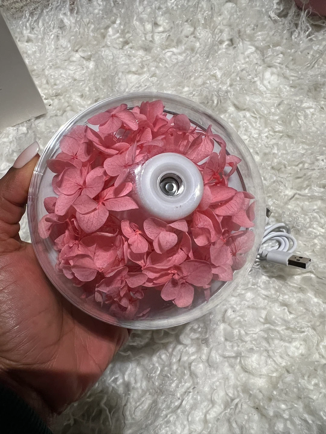 Pink Hydrangea Flower Humidifier - photo 4