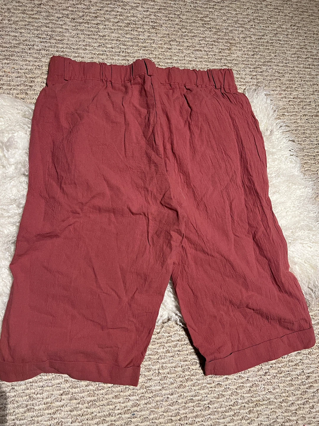 Women's Linen Blend Shorts - Dusty Rose - photo 2