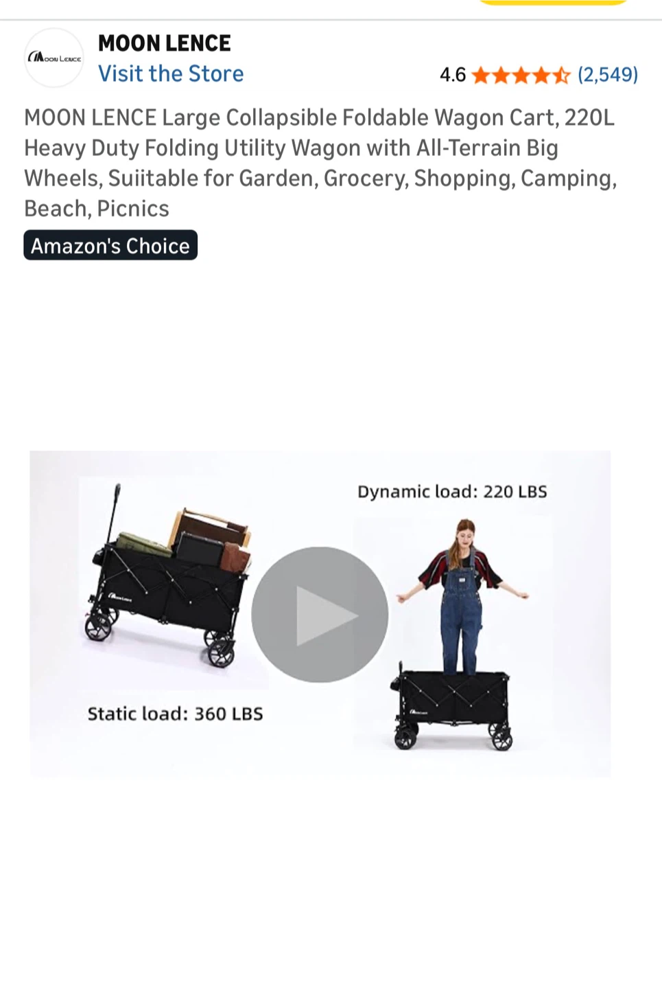 Moving Salefoldable wagon  (Like New / Excellent Condition) - photo 2