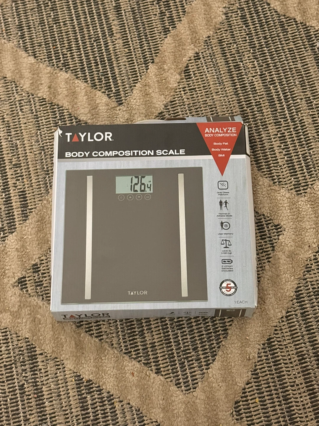 Taylor Body Composition Scale BMI BODY FAT AND BODY WATER