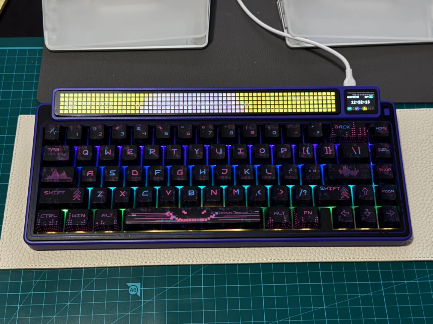 LEOBOG AULA AMG65 Mechanical Keyboard - Purple - photo 2