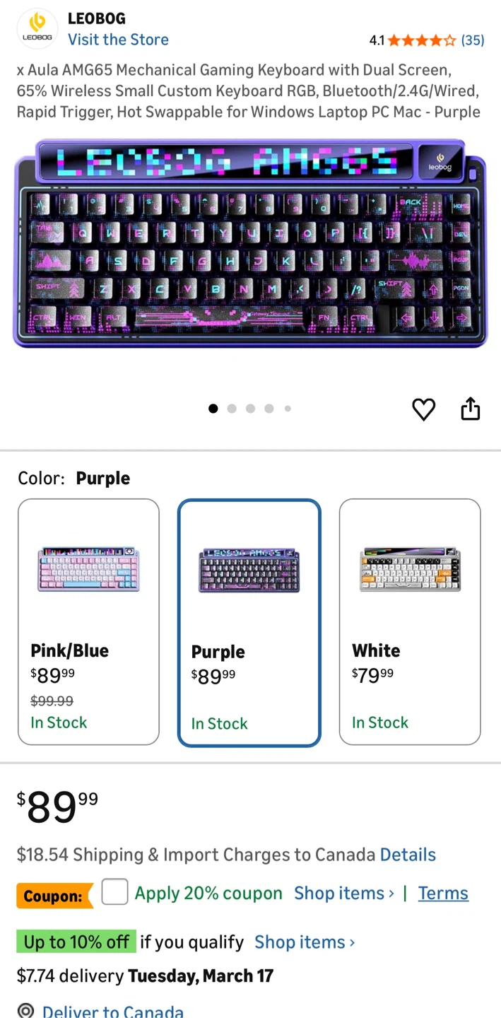 LEOBOG AULA AMG65 Mechanical Keyboard
