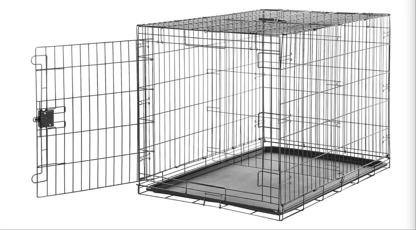 Wire Dog Crate with Tray