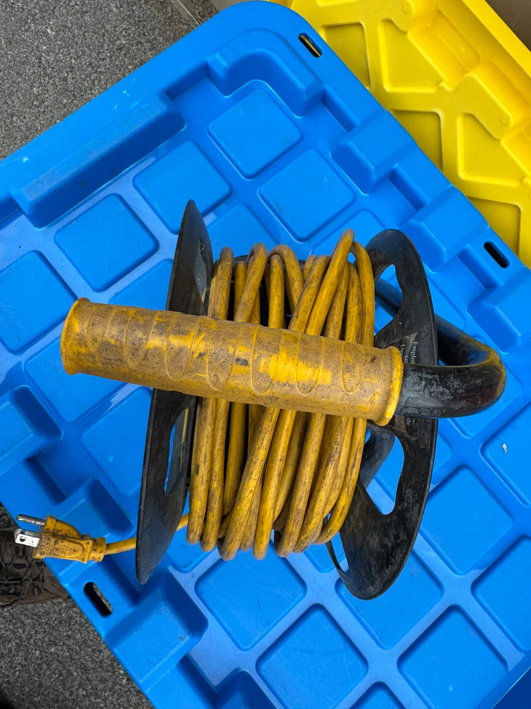 Yellow Extension Cord Reel - photo 2