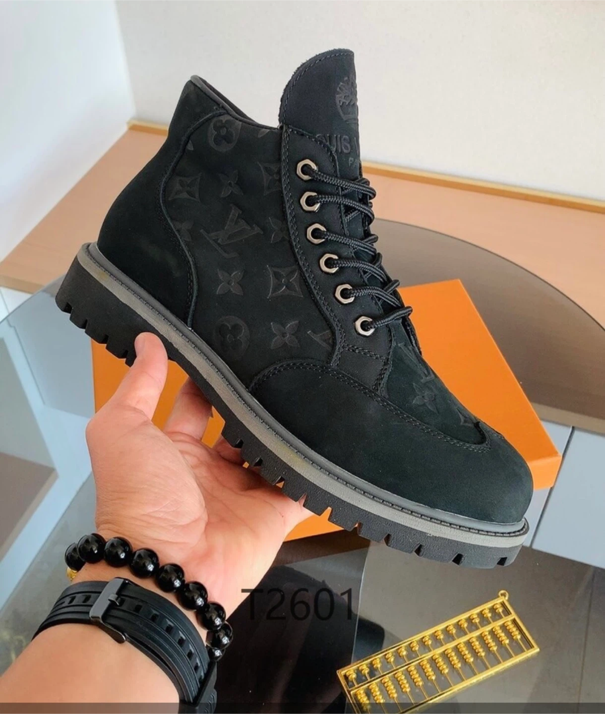 Louis Vuitton Black Monogram Ankle Boots - photo 2
