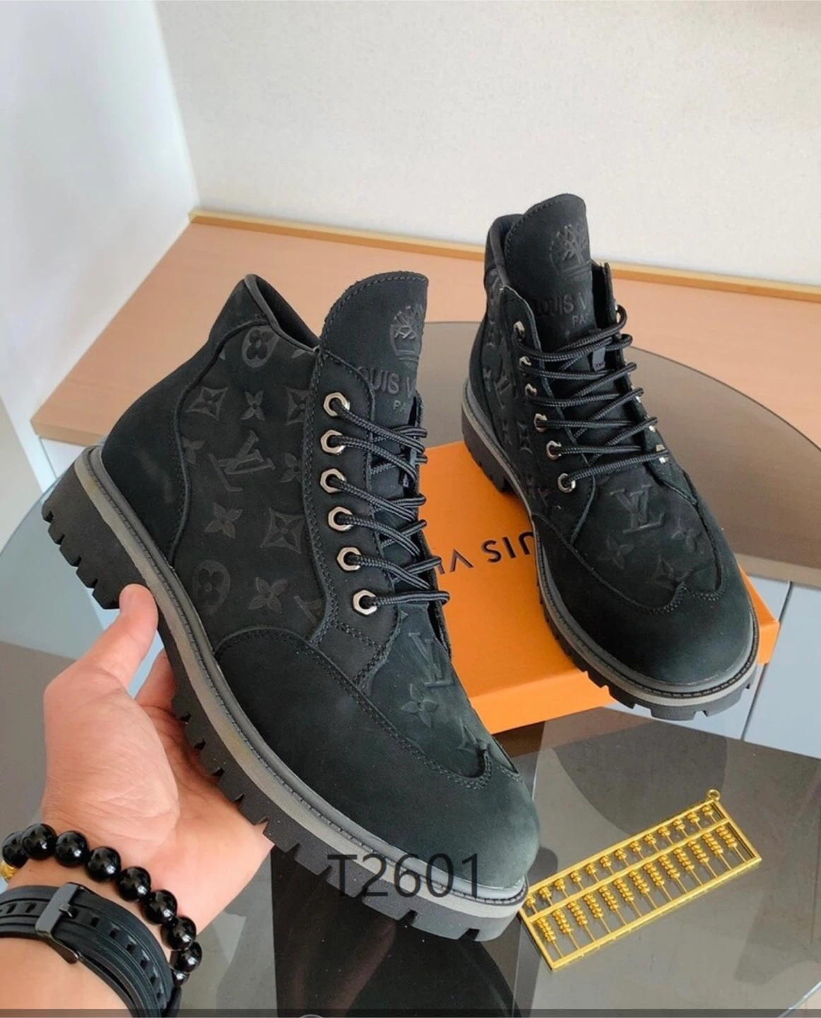 Louis Vuitton Black Monogram Ankle Boots - photo 3