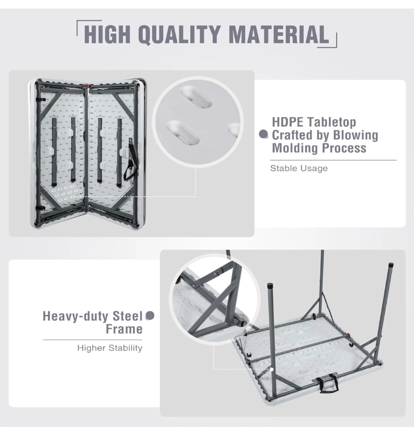 Moving sale) folding table / like new - photo 5
