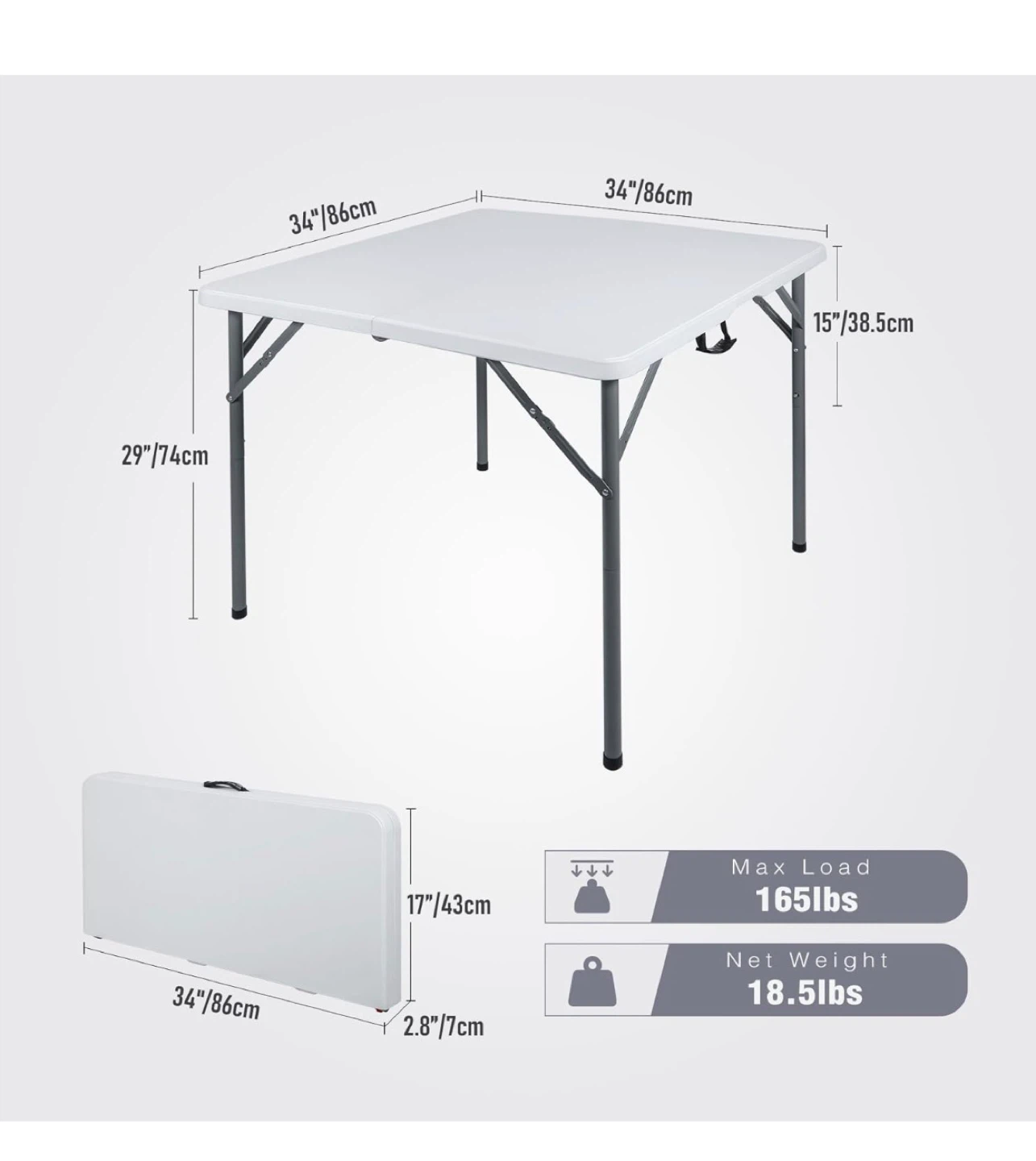 Moving sale) folding table / like new - photo 3