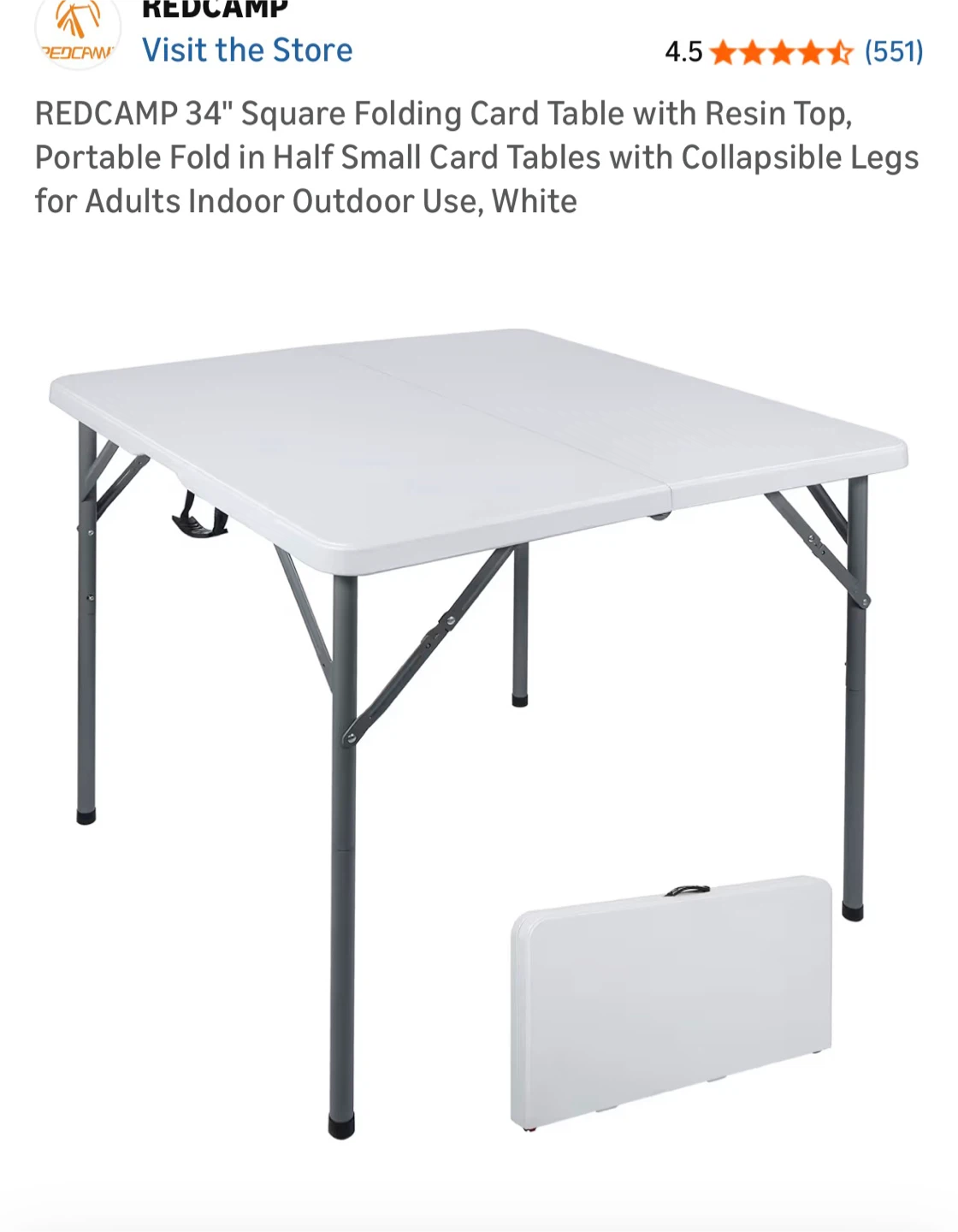 Moving sale) folding table / like new