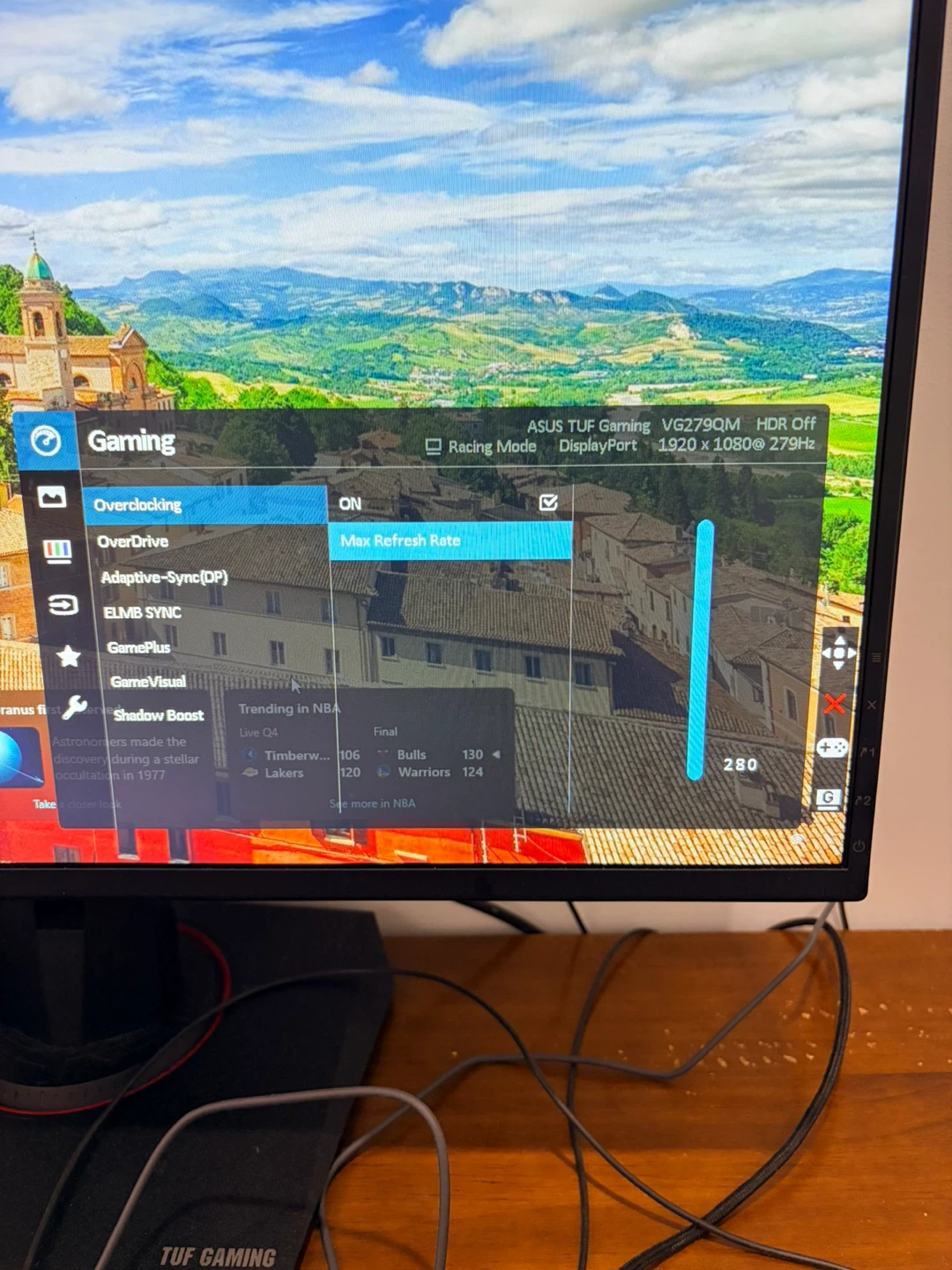 ASUS TUF Gaming VG279QM Monitor - photo 4