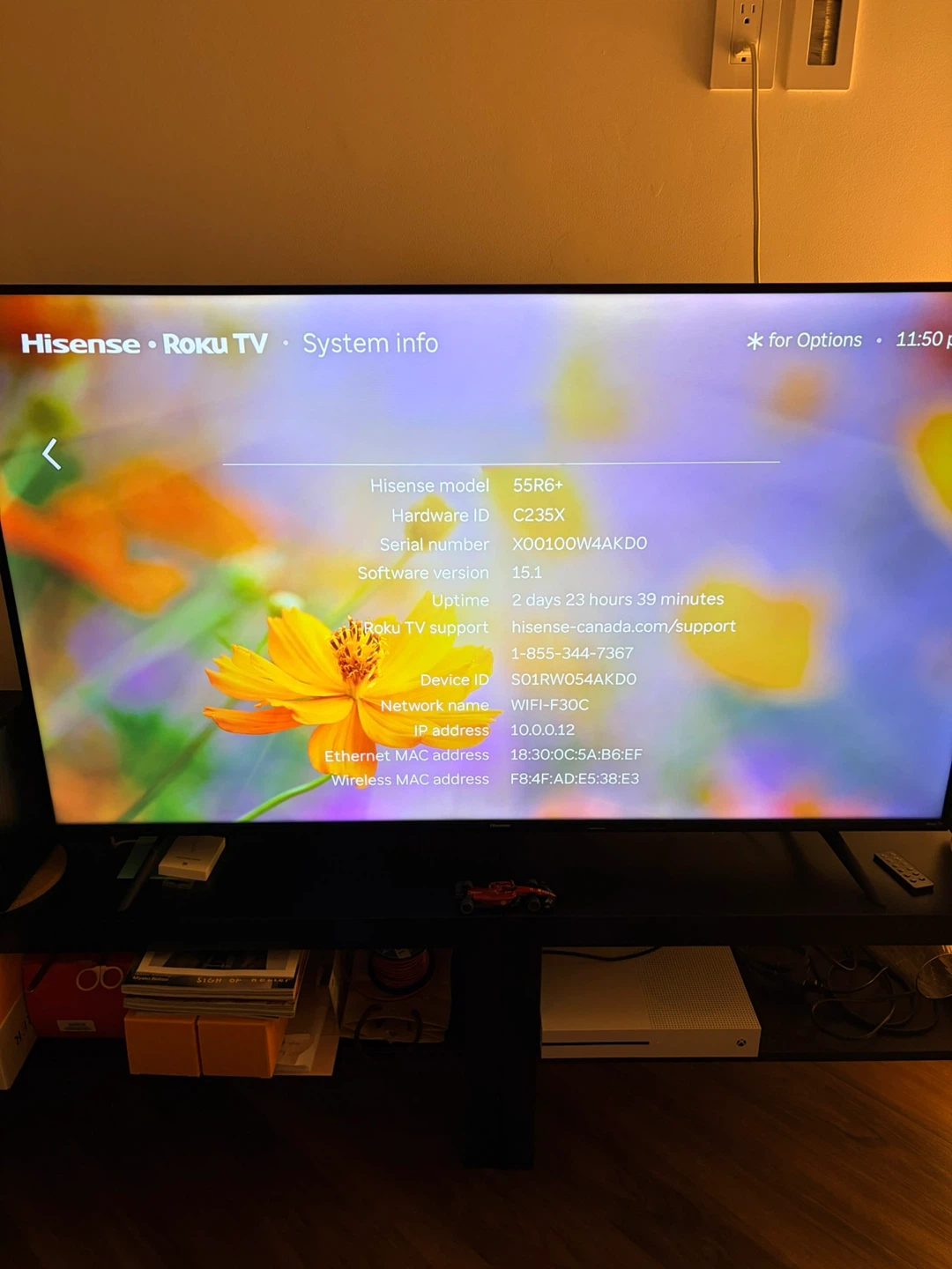 Hisense Roku TV 55R6+