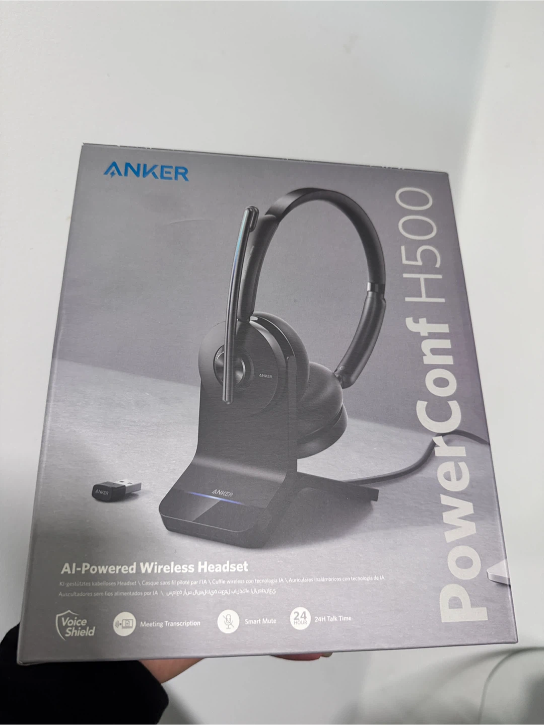AnkerWork PowerConf H500 AI-Powered Wireless Headset